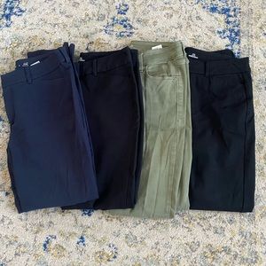 4 Pack Size 8 Old Navy Pixie and Rockstar Pants
